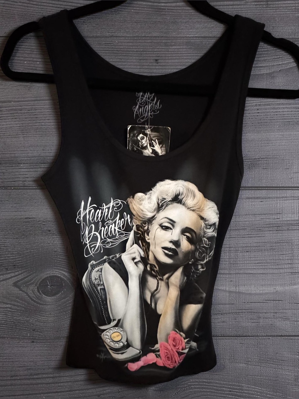 DGA David Gonzalez Marylin Monroe Pin Up Tank Top Size Large
